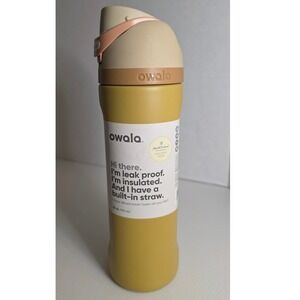 Owala FreeSip 24oz Hearth & Hand Magnolia Exclusive Sunflower Bottle New